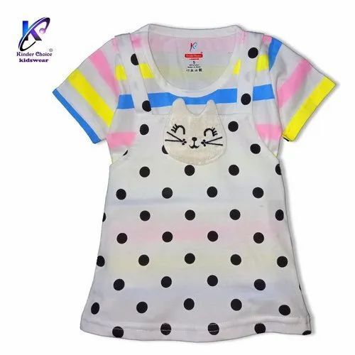 Kids Printed Cotton T Shirt For Casual Wear