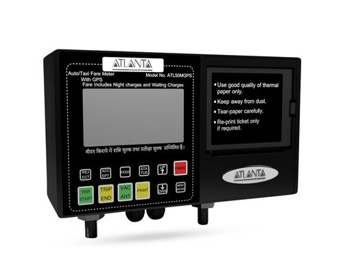 Atl-50M Gps Taxi Meter With Integrated Gps And Printer Size: Graphical Lcd Display 128*64