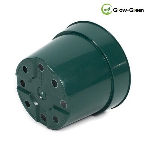 Green Color Durable Plastic Nursery Plant Grow Sturdy Flower Pots