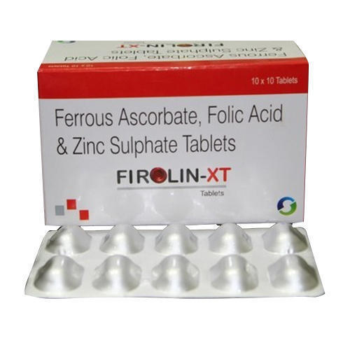 Ferrous Ascorbate, Folic Acid And Zinc Sulphate Tablets