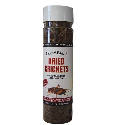 Promeal's Dried Crickets Treat Food for Aquarium Fishes and Other Pets