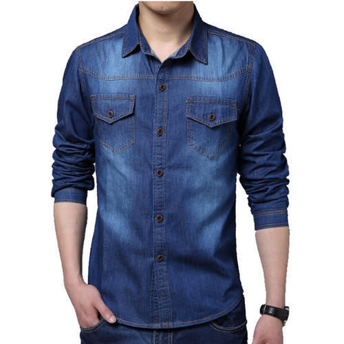 mens jeans shirt