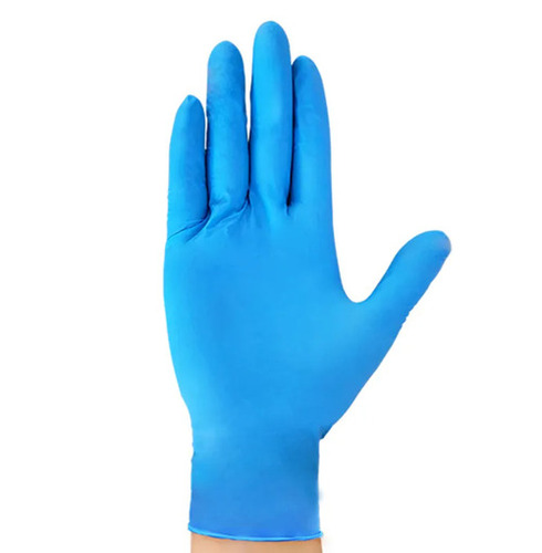 Natural Disposable Powder Free Plain Nitrile Gloves For Laboratory Work ...