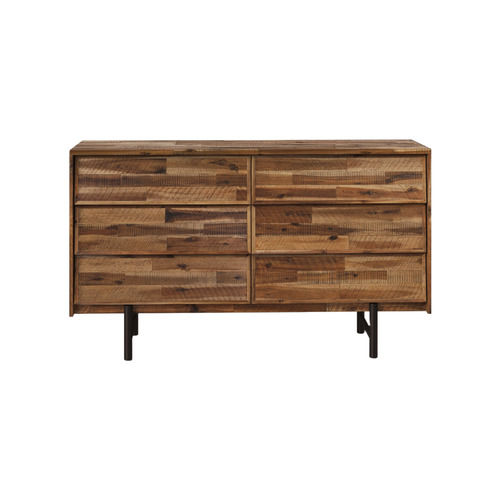 Evan 6 Drawer Solid Wood Standard Dresser Chest