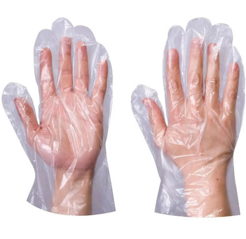 Free Size Non Sterile Clear Recyclable Hdpe Gloves