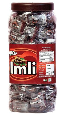 Hard Texture Sweet Taste Round Imli Candy