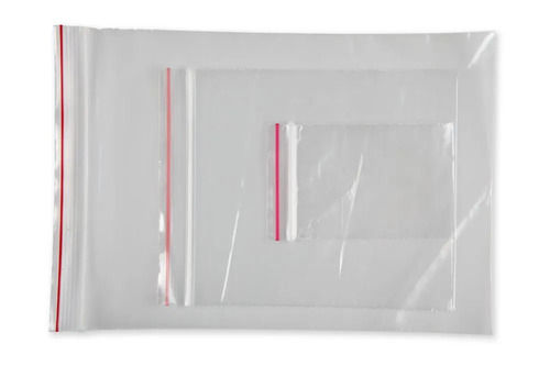 Machine Made Zipper Closure Transparent Pp Polythene Bags