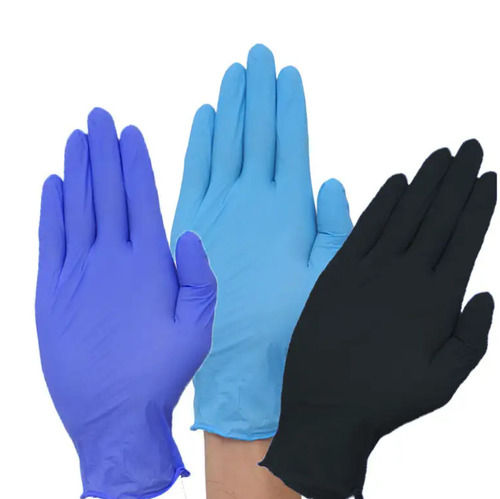 Natural Powder Free Mid Forearm Nitrile Examination Gloves