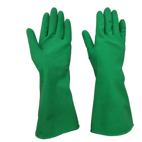 Natural Unisex Free Size Full Finger Plain Household Rubber Gloves