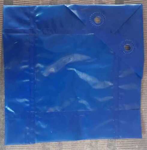Waterproof Ldpe Coated Plastic Blue Plain Tarpaulin