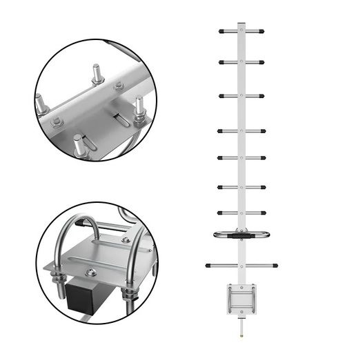 इलेक्ट्रिक मीटर और जीएसएम राउटर के लिए 18dbi हाई गेन यागी डायरेक्शनल एंटीना