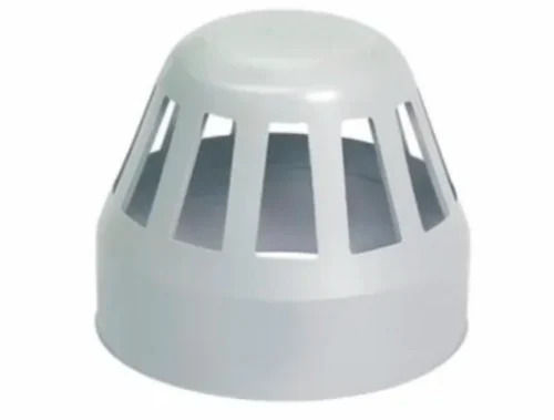 Red 75Mm Pvc Swr Vent Cowl For Drainage