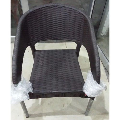 Non Foldable Portable Black Chair