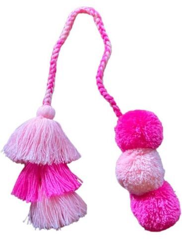 Plain Polyester Tassel For Home Decoration Use