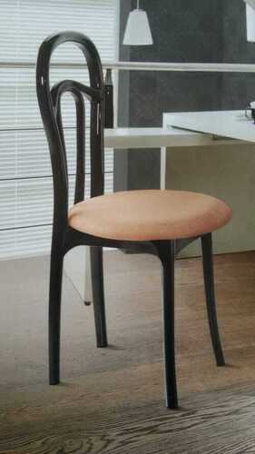 Plastic chair with online cushion