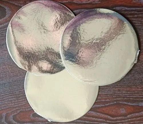 Round Shape Silver Paper For Bakery Use