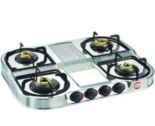 Lpg Four Burner Gas Stove For Kitchen Use