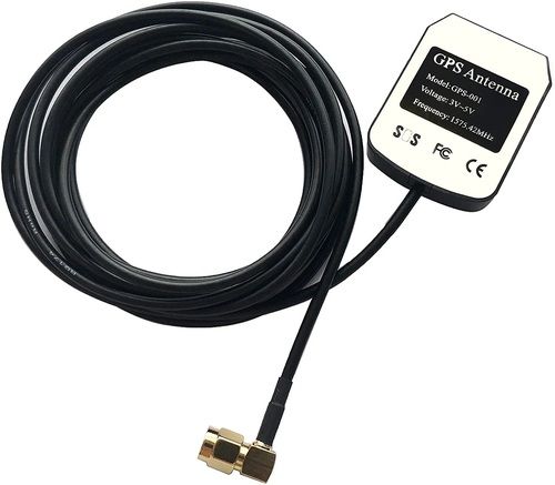 Gps Magnetic Base Antenna With 90-Degree Sma Plug Right Angle Sma Connector Gps Sensitivity: 28 Db