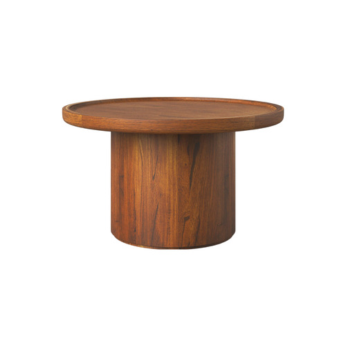 Round Shape Dark Brown Paxton Coffee Table