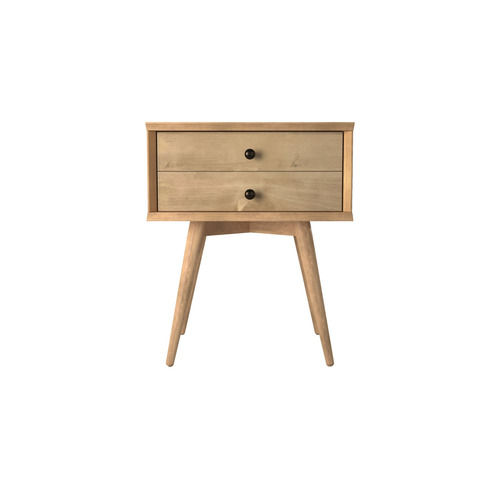 Scandinavian Declan 2 Drawer Nightstand Indoor Furniture