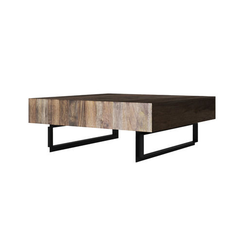 Natural Atticus Solid Wood Coffee Table