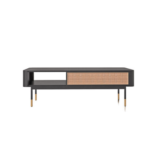 Black Brantley Storage Coffee Table Indoor Furniture