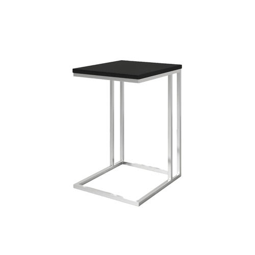 Steel C Shaped Silver Daxton End Table