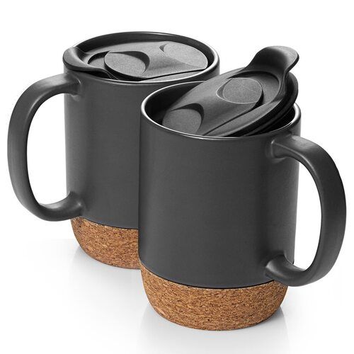 Heat And Cold Resistant Plain Plastic Coffee Mugs With Comfortable Grip