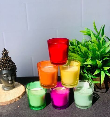 Machine Made Aroma Candle For Home And Hotel Decoration Burning Time: 10 Hours