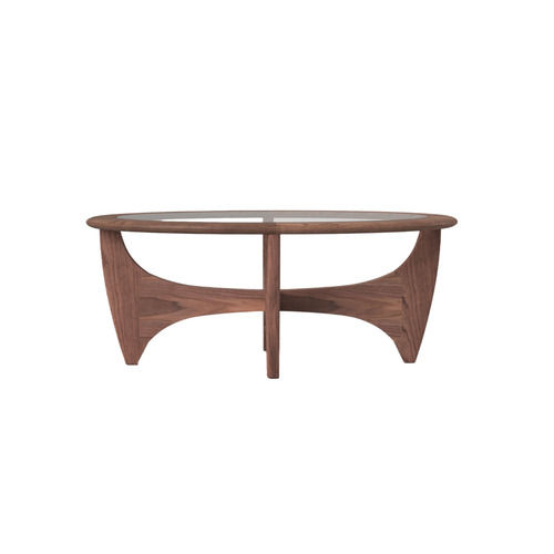 Indian Style Modern Design Walnut Finley Coffee Table