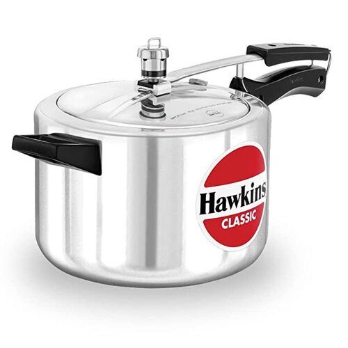 Stainless Steel 5 Litres Pressure Cooker For Cooking Use