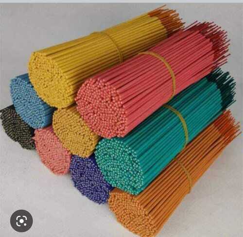 Agarbatti Stick For Temple And Home Use - 100% Natural Bamboo, Anti-Odour Application | Solid Straight Form, Plastic Packet Packaging