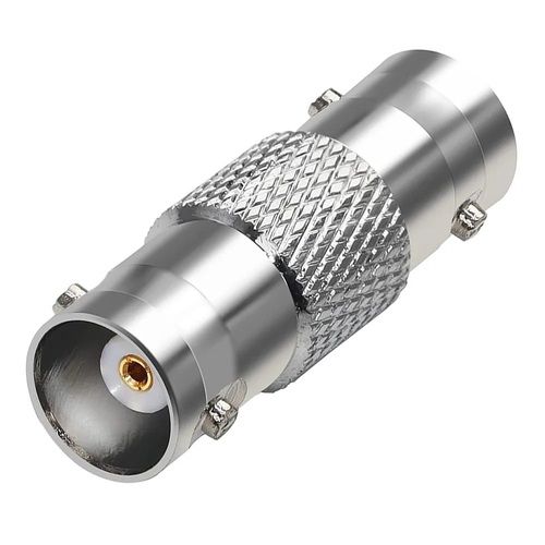 Nickel Plated Brass Bnc Female To Bnc Female Adapter