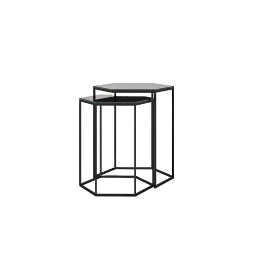 Black Brady Nesting End Table