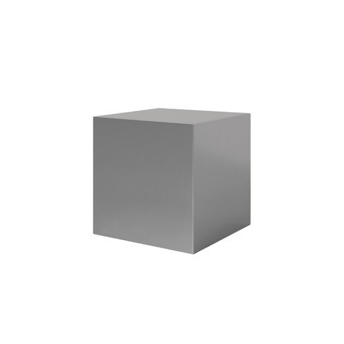 Brushed Metal Dante End Table