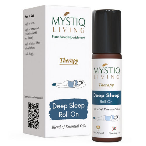 Deep Sleep Roll On, 100 Percent Therapeutic Pure Essential Oils