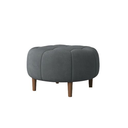 Platinum Gray Kendrick Velvet Ottomans