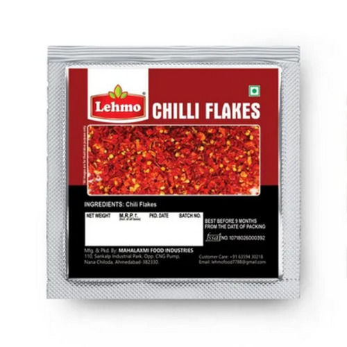 A Grade 100% Pure And Natural Dried Chilli Flakes - 10gm