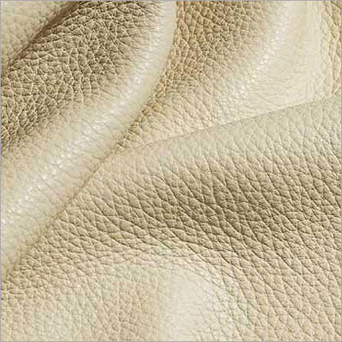 Cream Leather Sheets For Making Shoes, Belt And Bag