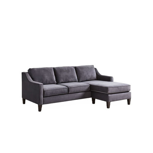 Indian Style Pewter Leonel Reversible Sectional Sofa