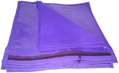 Plain Blue Non Woven Saree Packaging Bag