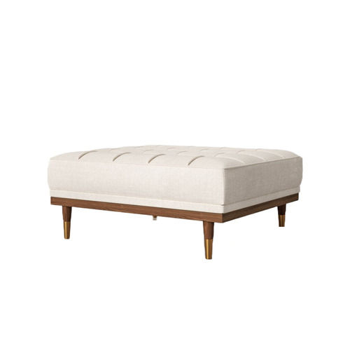 Urban Hugo Leather Ottoman No Assembly Required