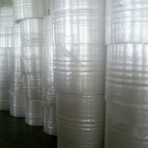 White Plain Air Bubble Film Roll For Packaging