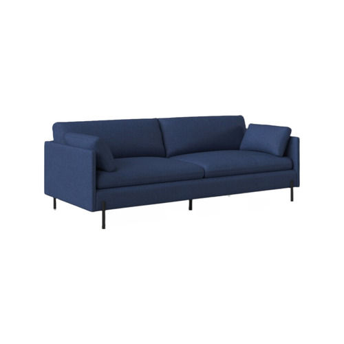 Polyester Flanigan Midnight Rylan Three Seater Sofa