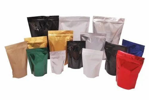 Food Packaging Glossy Stand Up Pouches