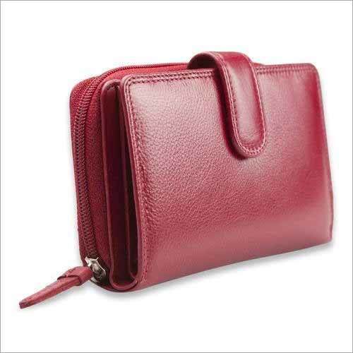 Ladies Brown Leather Wallets For Casual Wear