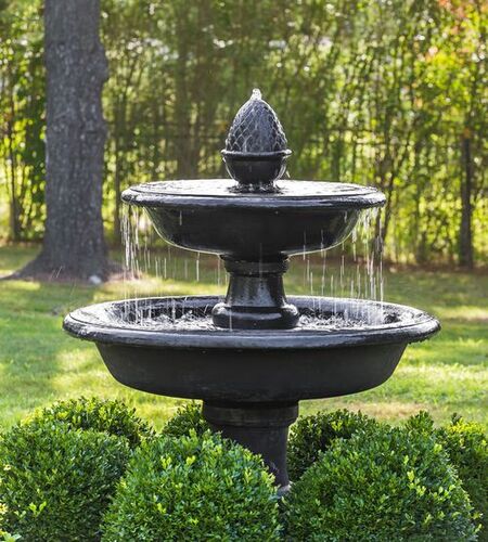 Semi Automatic Round Cement Water Fountain For Garden Use