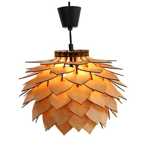 Wooden Decorative Hanging Light Farmhouse Ceiling Pendant Lamp