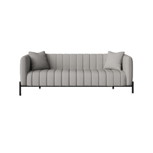 Indian Style Gray Kameron Sofa With Upholstery Seat