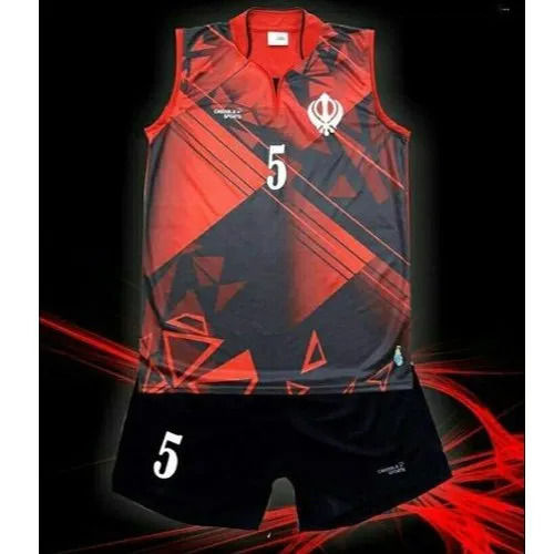 Natural Color Hard Bodies Red And Black Sleeveless Boxing Uniform